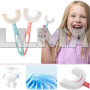 Дитяча U-подібна зубна щітка Childrens u Shaped Toothbrush блакитна